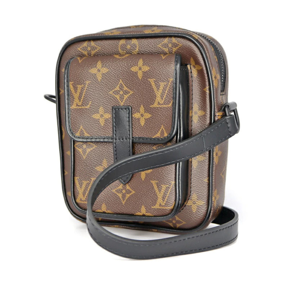 Louis Vuitton Christopher Wearable Wallet Monogram Macassar Brown